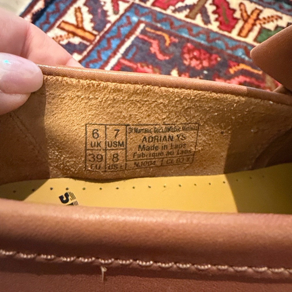 Dr. Martens Adrian Tan Leather Tassel Loafers - Picture 5 of 5